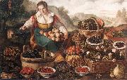 CAMPI, Vincenzo The Fruit Seller oil painting reproduction